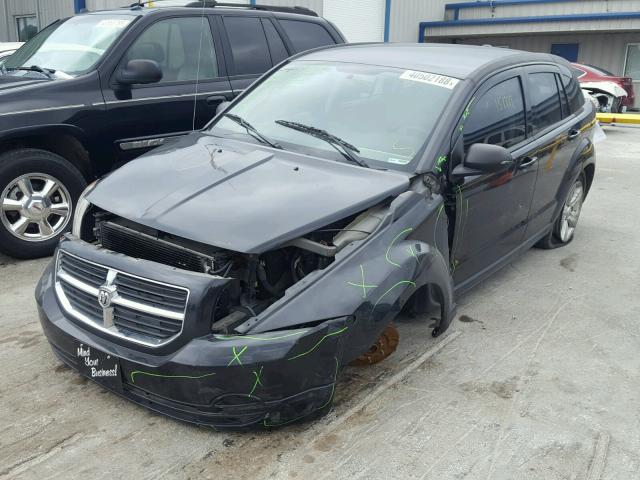 1B3CB4HA5AD663300 - 2010 DODGE CALIBER SX BLACK photo 2