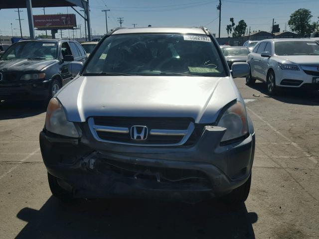 JHLRD78843C018733 - 2003 HONDA CR-V EX SILVER photo 9