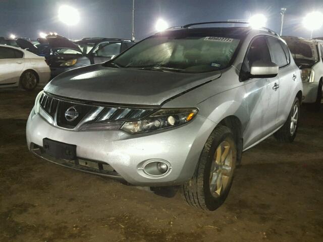 JN8AZ18U29W014973 - 2009 NISSAN MURANO SILVER photo 2