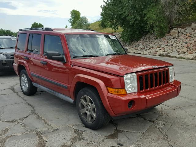 1J8HG48KX6C205806 - 2006 JEEP COMMANDER RED photo 1