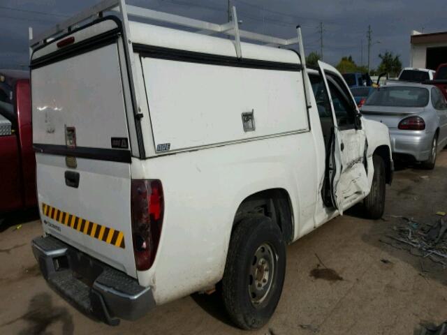 1GCCS146868297363 - 2006 CHEVROLET COLORADO WHITE photo 4