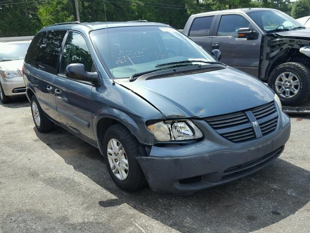 1D4GP25R85B306519 - 2005 DODGE CARAVAN SE TURQUOISE photo 1