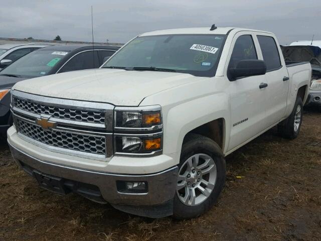 3GCPCRECXEG294894 - 2014 CHEVROLET SILVERADO WHITE photo 2