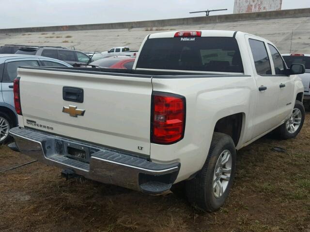 3GCPCRECXEG294894 - 2014 CHEVROLET SILVERADO WHITE photo 4