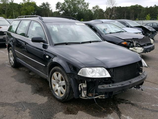 WVWYH63BX3E122853 - 2003 VOLKSWAGEN PASSAT GLX BLACK photo 1