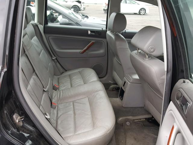 WVWYH63BX3E122853 - 2003 VOLKSWAGEN PASSAT GLX BLACK photo 6