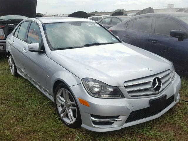 WDDGF4HB8CA627575 - 2012 MERCEDES-BENZ C 250 SILVER photo 1