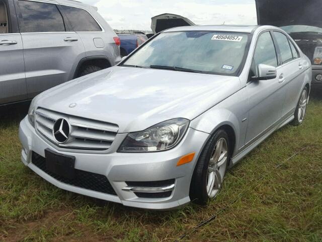 WDDGF4HB8CA627575 - 2012 MERCEDES-BENZ C 250 SILVER photo 2