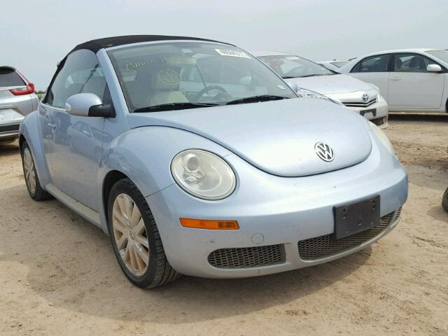 3VWRW3AL8AM003028 - 2010 VOLKSWAGEN NEW BEETLE BLUE photo 1