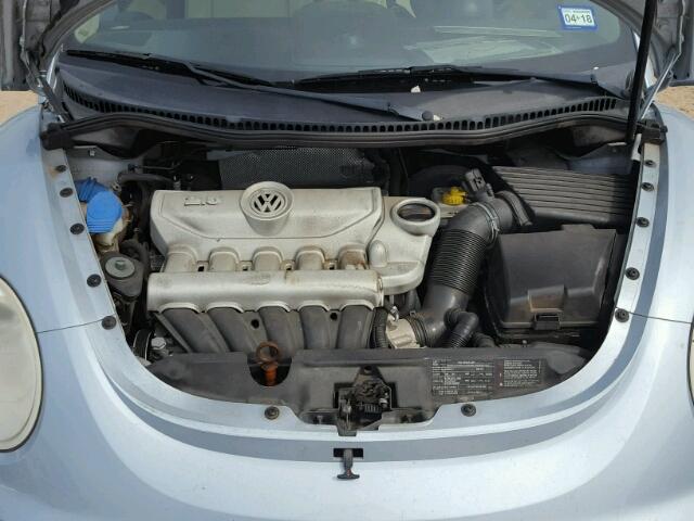 3VWRW3AL8AM003028 - 2010 VOLKSWAGEN NEW BEETLE BLUE photo 7