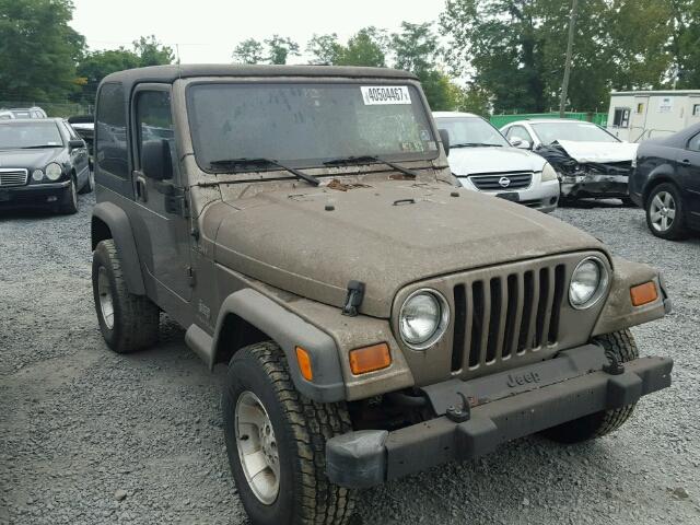 1J4FA49S93P344905 - 2003 JEEP WRANGLER / TAN photo 1