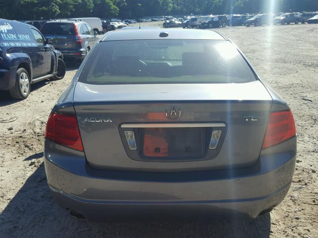 19UUA66205A035618 - 2005 ACURA TL GRAY photo 9