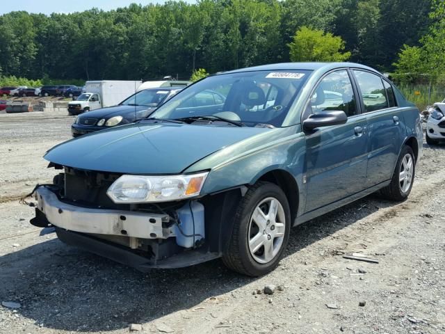 1G8AJ58F67Z199076 - 2007 SATURN ION LEVEL GREEN photo 2