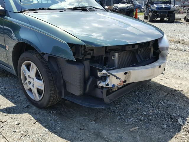 1G8AJ58F67Z199076 - 2007 SATURN ION LEVEL GREEN photo 9