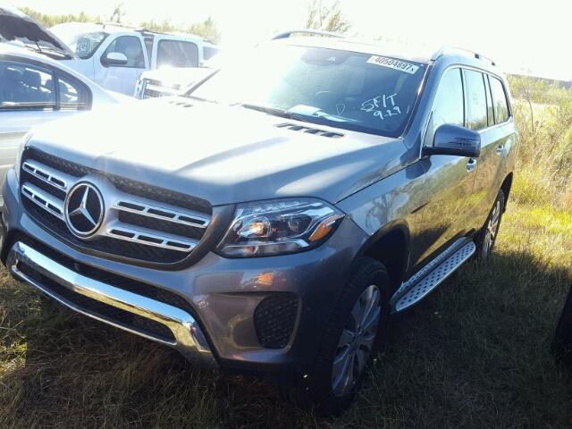 4JGDF6EE1HA885088 - 2017 MERCEDES-BENZ GLS GRAY photo 2