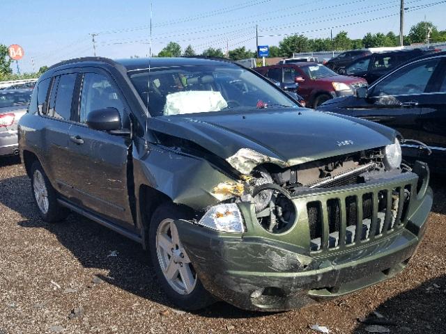 1J8FF47W28D789159 - 2008 JEEP COMPASS SP GREEN photo 1
