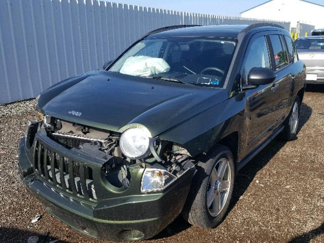 1J8FF47W28D789159 - 2008 JEEP COMPASS SP GREEN photo 2