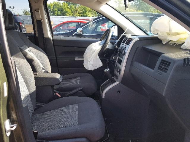 1J8FF47W28D789159 - 2008 JEEP COMPASS SP GREEN photo 5