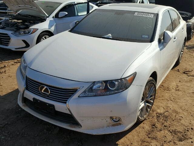 JTHBK1GG6E2085402 - 2014 LEXUS ES 350 WHITE photo 2