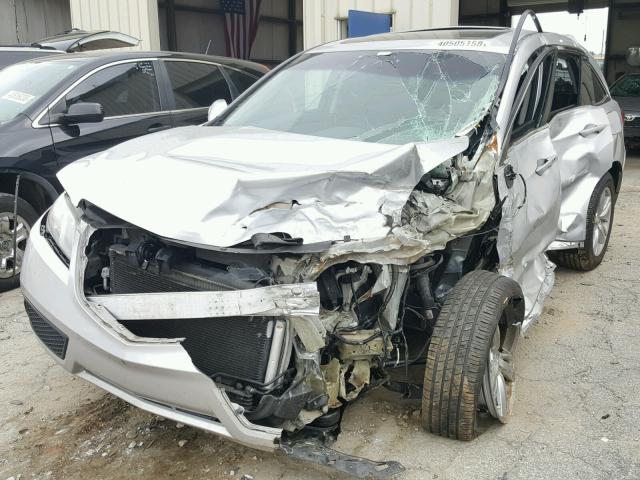 5J8TB3H35DL009838 - 2013 ACURA RDX BASE SILVER photo 2