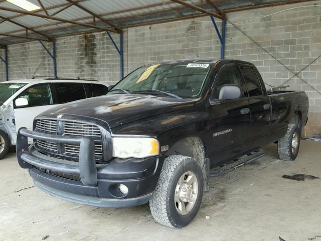 3D7KU28WX3G772853 - 2003 DODGE RAM 2500 S BLACK photo 2