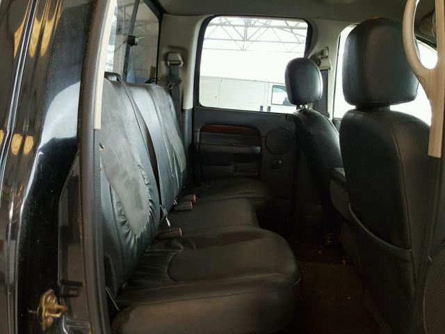 3D7KU28WX3G772853 - 2003 DODGE RAM 2500 S BLACK photo 6