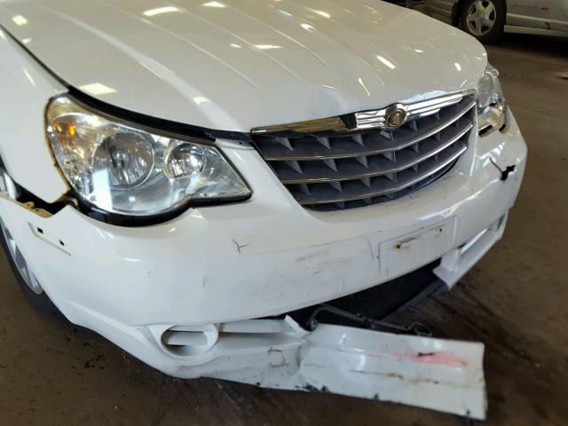 1C3LC46K47N557662 - 2007 CHRYSLER SEBRING WHITE photo 9