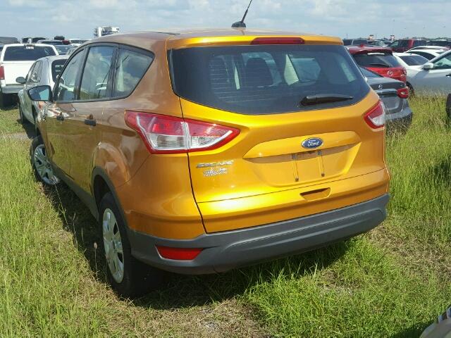 1FMCU0F76GUC26273 - 2016 FORD ESCAPE S ORANGE photo 3