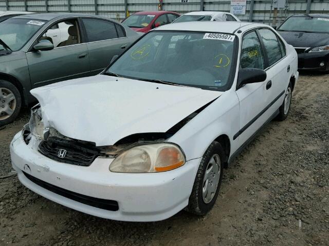 1HGEJ6672VL033390 - 1997 HONDA CIVIC LX WHITE photo 2