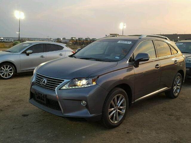 2T2ZK1BA6DC123175 - 2013 LEXUS RX 350 GRAY photo 2