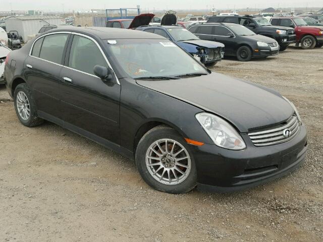 JNKCV51F94M709263 - 2004 INFINITI G35 BLACK photo 1