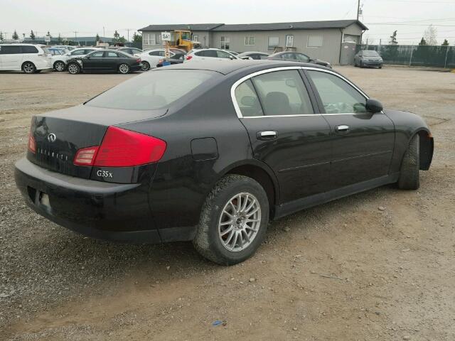 JNKCV51F94M709263 - 2004 INFINITI G35 BLACK photo 4