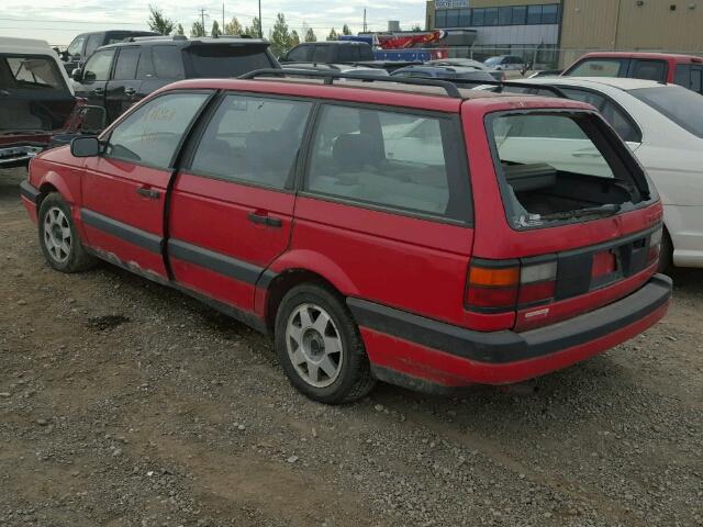 WVWGB0318ME251743 - 1991 VOLKSWAGEN PASSAT RED photo 3