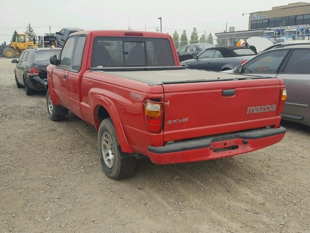 4F4YR16EX1TM13729 - 2001 MAZDA B4000 CAB RED photo 3