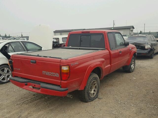 4F4YR16EX1TM13729 - 2001 MAZDA B4000 CAB RED photo 4