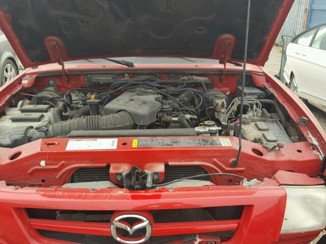 4F4YR16EX1TM13729 - 2001 MAZDA B4000 CAB RED photo 7