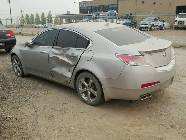 19UUA96599A801914 - 2009 ACURA TL SILVER photo 3