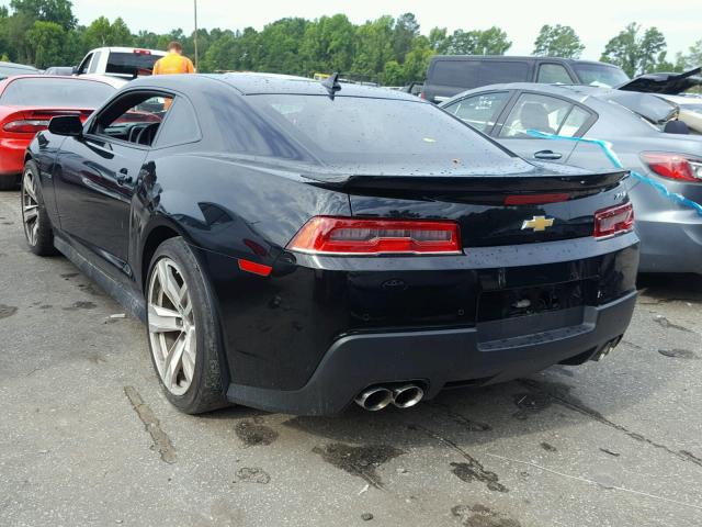 2G1FM1EP1F9801831 - 2015 CHEVROLET CAMARO ZL1 BLACK photo 3