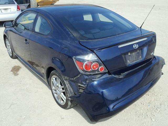 JTKDE167580231042 - 2008 TOYOTA SCION TC 蓝色 照片 3