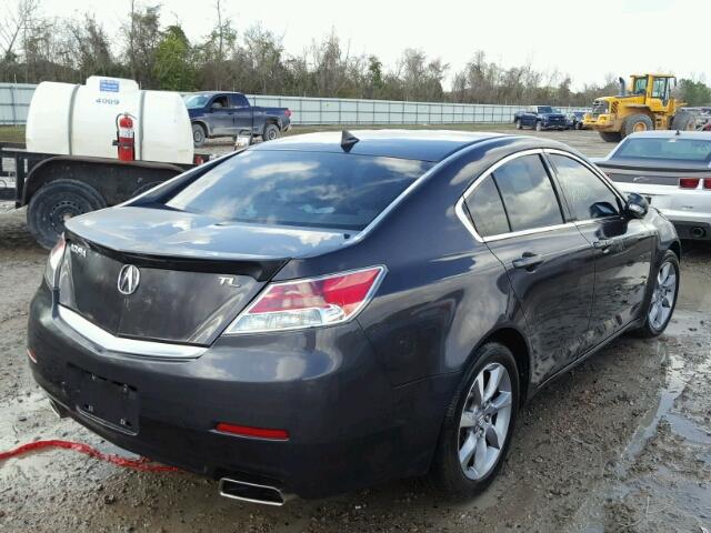 19UUA8F57CA029978 - 2012 ACURA TL GRAY photo 4