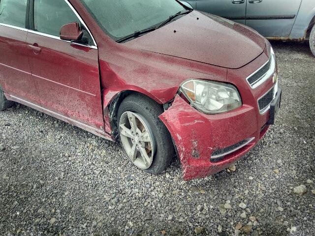 1G1ZJ57B39F118233 - 2009 CHEVROLET MALIBU 2LT RED photo 9