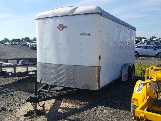 4YMCL16207V107630 - 2007 CARR TRAILER WHITE photo 2