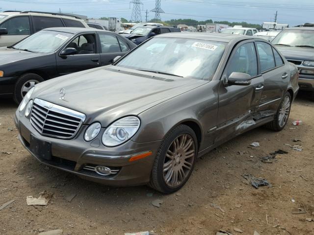 WDBUF87X28B354294 - 2008 MERCEDES-BENZ E 350 4MAT GRAY photo 2