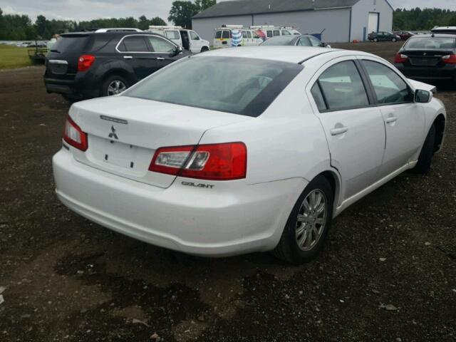 4A32B2FF6BE022193 - 2011 MITSUBISHI GALANT FE WHITE photo 4