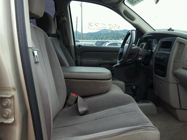 1D7KU28D74J281154 - 2004 DODGE RAM 2500 S GOLD photo 5