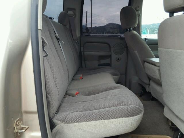 1D7KU28D74J281154 - 2004 DODGE RAM 2500 S GOLD photo 6