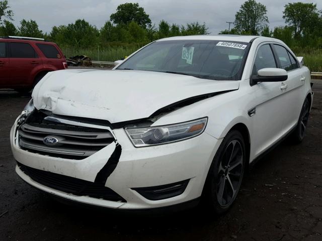 1FAHP2E83EG114989 - 2014 FORD TAURUS SEL WHITE photo 2