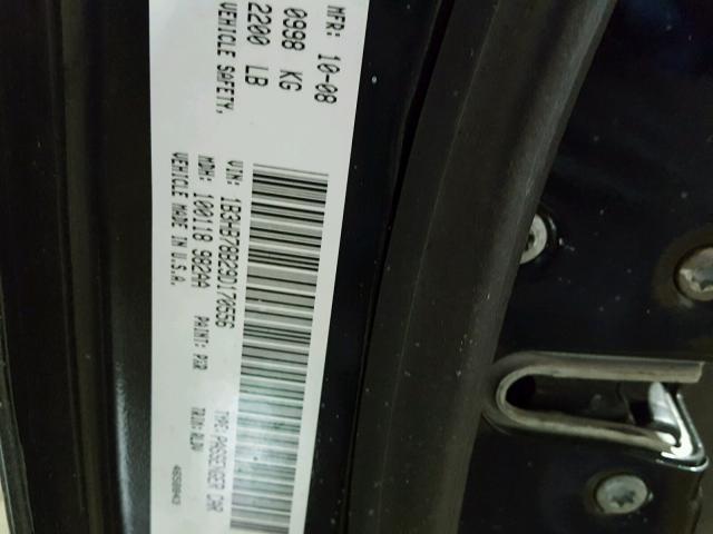 1B3HB78B29D170556 - 2009 DODGE CALIBER R/ BLACK photo 10