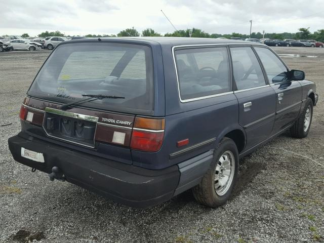 JT2SV21W2H0021834 - 1987 TOYOTA CAMRY DLX BLUE photo 4