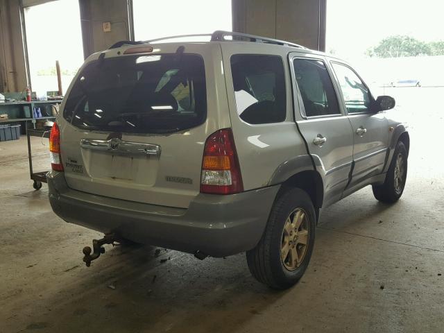 4F2CU08181KM37006 - 2001 MAZDA TRIBUTE LX GRAY photo 4